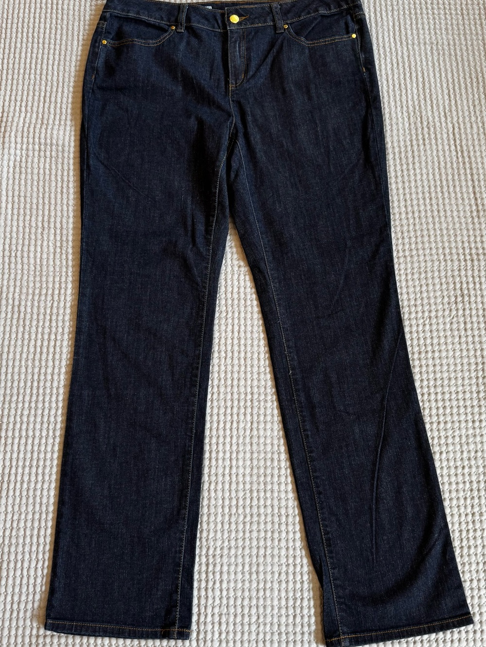 Liz Claiborne Dark Blue Straight Leg Jeans